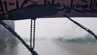 Heavy rain in karachi