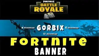 Free Fortnite Youtuber Banner PSD Templates | EASY & FREE Download | Photoshop cc & cs6