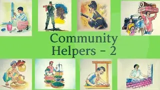 Community Helpers - 2 For Kids | Learn Community Helpers With Spelling | Occupation | Jobs