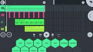[FLstudio Mobile]Mute-Drum Assembled