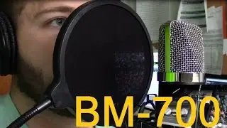 AUDIO TEST!!! - Neewer® NW-700 Professional Studio Broadcasting & Recording Condenser Microphone Kit