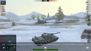 World of Tanks Blitz. Зимняя малиновка. Объект 268  8.6