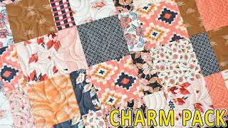 Hopi | Charm Pack Quilt Pattern | Zero Waste Quilt Pattern | Beginner Friendly | In A Day