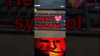 Heart 💖 symbol in Ms word short cut key #reels #youtubeshorts #trending #viral #views