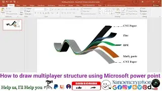 How to draw multiplayer structure using Microsoft power point