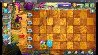 Растения против Зомби 2 JURASSIC MARSH (уровни 21 - 22) 