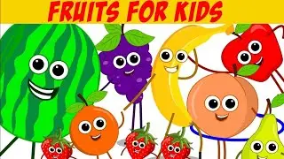 The Fruits song||Learn Fruits Names ||Fruits for kids🍎🍒🍓🥭||English vocabulary