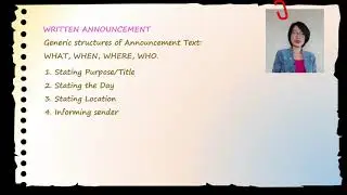 ANNOUNCEMENT TEXT