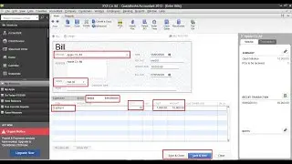 How to record Purchase goods on credit in QuickBooks- Part 06