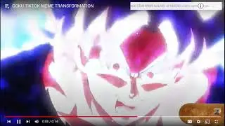 GOKU TIKTOK MEME TRANSFORMATION