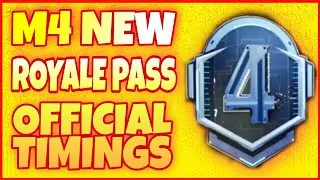 M4 NEW ROYALE PASS OFFICIAL TIMINGS IN BATTLEGROUNDS MOBILE INDIA || RP LOCK TIMINGS