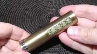 Tesla Tahiti Style Mod - Mechanical Mod - Brass Version - 18350/18650
