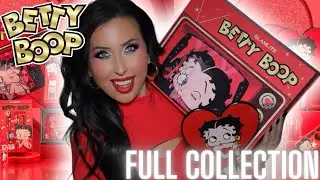 BETTY BOOP X GLAMLITE FULL COLLECTION TRY ON WITH SWATCHES!