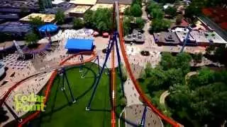 Valravn горки POV Cedar Point 2016 Крупнейший в мире дайв Coaster