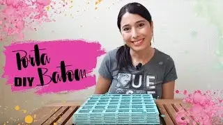 PORTA BATOM COM PALITOS DE PICOLÉ - FAÇA VOCÊ MESMO