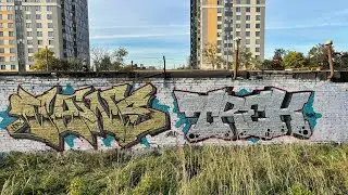 Два факапа на покрасе. Граффити с третьего раза .. рисуем на баффе Лайна с Треком