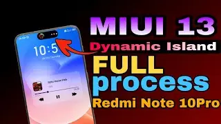 official Dynamic island MIUI 13 Theme for Xiaomi phones | Enable Dynamic Island MIUI Control Center
