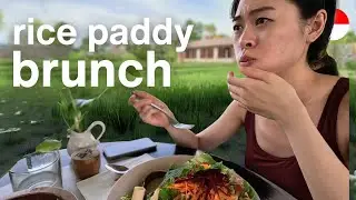 🇮🇩 AMAZING Burger and Paddy Field Cafe in SEMINYAK, BALI  [Indonesia Ep. 5]