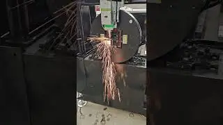 chair cutting by 6016E 1500w  laser pipe cutting machine