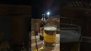 По пиву? В Кафе "Терраса", Хива, Узбекистан. Some beer in Terrasa cafe, Khiva, Uzbekistan.