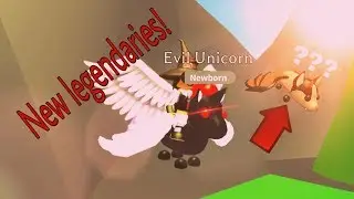 •Adopt Me• Halloween Part 2! Evil unicorn and Bat dragon!