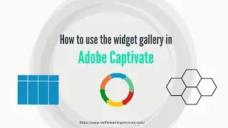 Explore the usage of Adobe Captivate's Widget Gallery