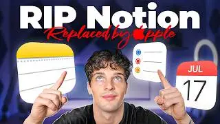 Apple vs Notion | Ultimate Apple Productivity Setup
