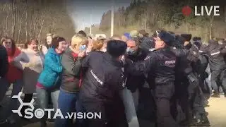 Ядрово, Волоколамск. Митинг против мусорного полигона Ядрово