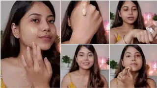 Mamaearth Glow Serum FOUNDATION - 03 Nude Glow | *Honest* Review and Demo ❤ | Glam & Glow With Riya