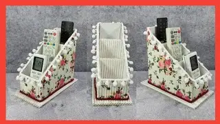 Cara Membuat Tempat Remot TV | DIY Remote Control Holder