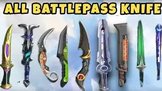 Valorant All Battlepass Knife Skins in Game  (Episode 1-Episode 10) Season 2025 Act 2