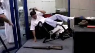 CANT SHOOT A GUN FOR SHIT (funny accident)