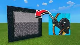 How to Make a PORTAL to STICK WAR LEGACY in Minecraft