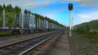 Trainz simulator 2010 маршрут ВАМ 2ТЭ116-1739 2ТЭ116У-0040.wmv