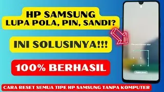 Solution to overcome forgotten Samsung cellphone pattern, PIN or password without a computer