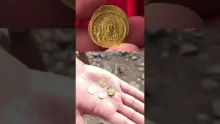 Archaeologists found gold coins from the time of Justinian the Great in Northern Bulgaria  #ancient