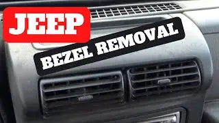 Remove Jeep Wrangler TJ Center Dash / Bezel