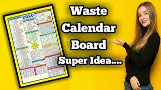 9 SUPER IDEA FROM WASTE CALENDAR / OLD CALENDAR / CRAFT ART AND DIY / BEST OUT OF WASTE / REUSE
