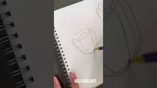 Как нарисовать "Тюльпан"?  #art #painting #drawing #watercolor #творчество #tutorial