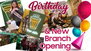 Barsha's Birthday & Chiya Adda New Branch Opening | Back to Nepal | Sansha | Barsha Raut | Sanjog