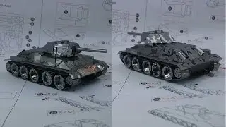 Metal Earth Build - T-34 Tank