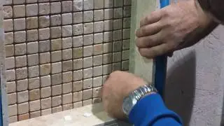 Shower Tile Installation - How To Install Glass Shelving