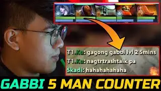 GABBI BAD START - HARD CARRY PICK VS 5 MAN COUNTER DOTA 2