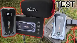Test Powerbanka z funkcją rozruchu YABER YA40 Booster który odpalił auto diesla bez akumulatora.