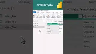 Power Query - APPEND tables to Consolidate data from Mutliple Tables - Part 12 