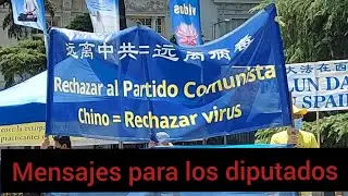 Mensajes fuertes y claros para los diputados y España.