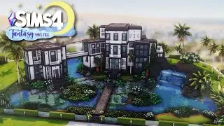 Modern Spellcaster Mansion | Sims 4 Speed Build | Fantasy Save File