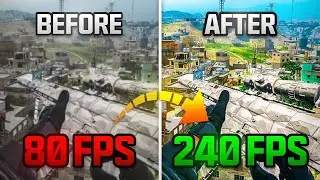 BEST SETTINGS & CONTROLLER SETTINGS for MAX FPS on WARZONE 3!!