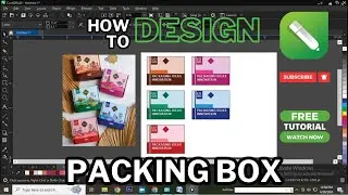 CorelDRAW Tutorial | Product Packaging Design Tutorial | Graphic Design