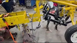 Trying to put the Power King rear axle in my homemade tractor